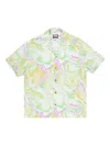 Billionaire Boys Club Abstract-pattern Short-sleeve Shirt In Brown