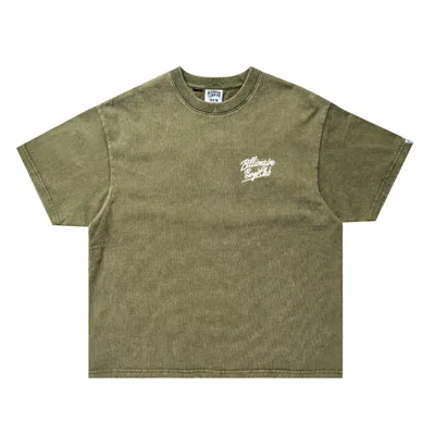 Pre-owned Billionaire Boys Club Abyss Boxy Fit T-shirt 'cypress' | Green | Men's Size S
