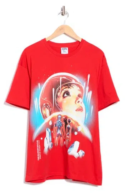 Billionaire Boys Club Abyss Cotton Graphic T-shirt In Red