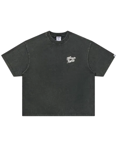 Billionaire Boys Club Kids' Abyss Ss Knit (boxy Fit) In Black