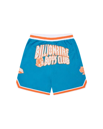Billionaire Boys Club Kids' Arch Logo Mesh Sport Shorts In Blue