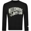Billionaire Boys Club Tri Tone Arch Logo Crewneck Sweatshirt Black In Black