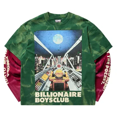 Pre-owned Billionaire Boys Club Arrival Layered Long-sleeve 'eden' | Green | Men's Size S