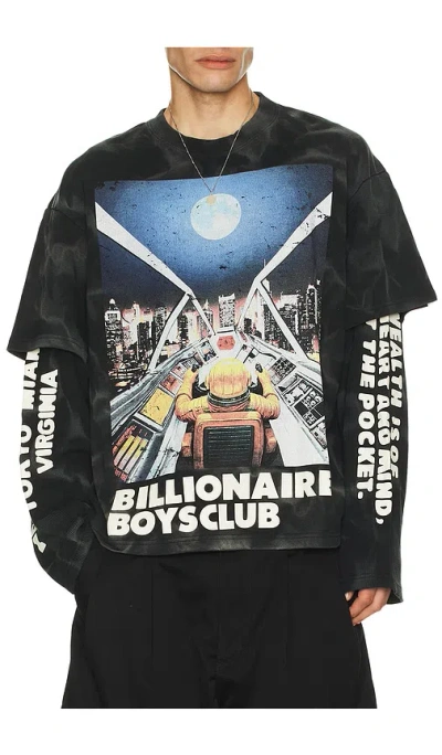 Billionaire Boys Club Arrival Long Sleeve Tee In Black