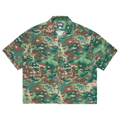 Pre-owned Billionaire Boys Club Asteroid Woven Shirt 'eden' | Green | Men's Size Xxl