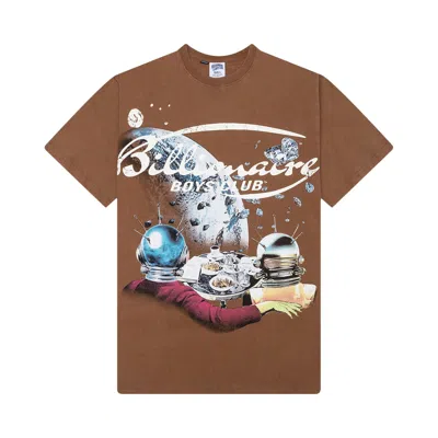 Pre-owned Billionaire Boys Club Asteroids Oversized Short-sleeve Knit 'monk's Robe' | Brown | Men's Size S