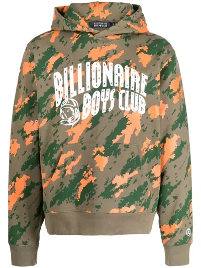 Billionaire Boys Club Billionaire Boys Camo Print Logo Hoodie Green