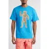 Billionaire Boys Club Astronaut Diamond Dollar Cotton Graphic T-shirt In Blue