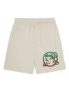Billionaire Boys Club Astronaut-logo Drawstring Shorts In Neutral