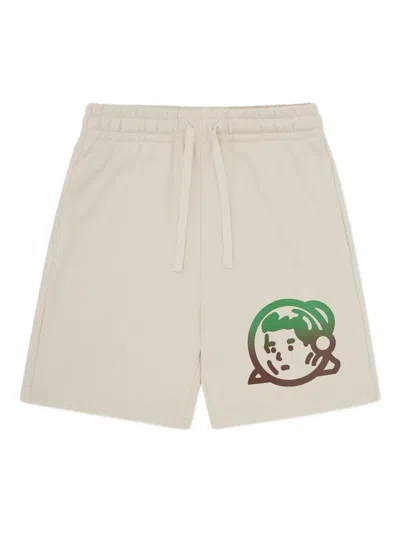 Billionaire Boys Club Astronaut-logo Drawstring Shorts In Neutral