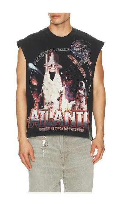 Billionaire Boys Club New Atlantis Graphic-print Vest In Black