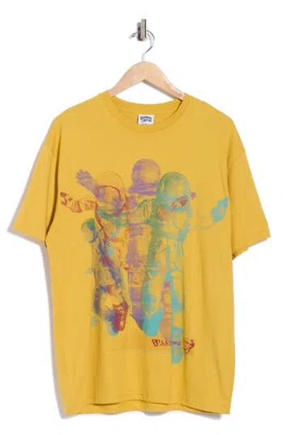 Billionaire Boys Club Bb Astro Lines Graphic T-shirt In Yellow