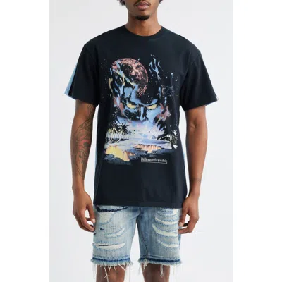 Billionaire Boys Club Bb Beyond Reversible Graphic T-shirt In Black