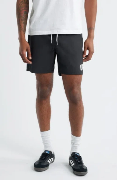 Billionaire Boys Club Bb Curve Drawstring Shorts In Black