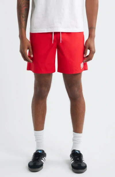 Billionaire Boys Club Bb Curve Drawstring Shorts In Red