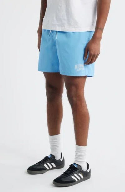 Billionaire Boys Club Bb Curve Drawstring Shorts In Blue