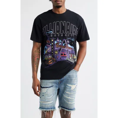Billionaire Boys Club Bb Diner Graphic T-shirt In Black