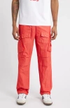 Billionaire Boys Club Bb Flagship Stargate Drawstring Cargo Pants In Red