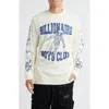 Billionaire Boys Club Bb Gravity Astronaut Long Sleeve Graphic T-shirt In White