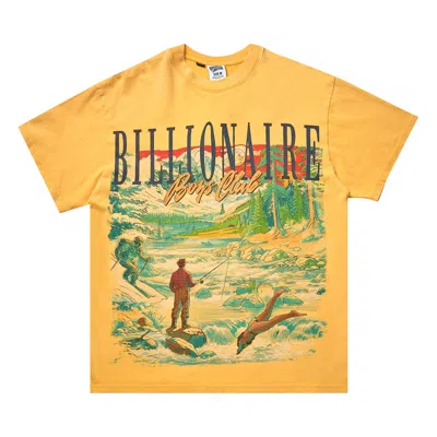 Pre-owned Billionaire Boys Club Bb Great Outdoors T-shirt 'pale Marigold' | Multi-color | Men's Size Xl