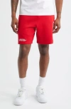 Billionaire Boys Club Bb Helmet Cotton Drawstring Shorts In Red