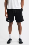 Billionaire Boys Club Bb Helmet Cotton Drawstring Shorts In Black