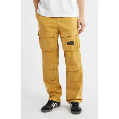 Billionaire Boys Club Bb Hemisphere Cotton Twill Cargo Pants In Yellow