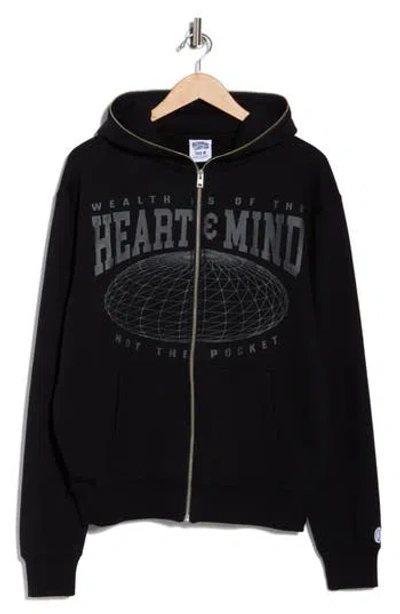 Billionaire Boys Club Bb Hmu French Terry Zip Hoodie In Black