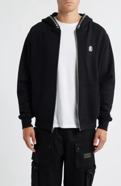 Billionaire Boys Club Bb Mind Cotton Fleece Hoodie In Black