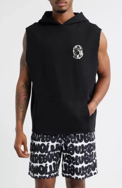 Billionaire Boys Club Bb Space Sleeveless Pullover Hoodie In Black