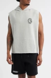 Billionaire Boys Club Bb Space Sleeveless Pullover Hoodie In Metallic