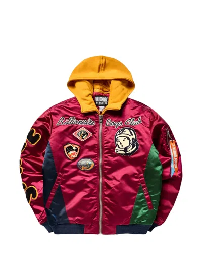 Billionaire Boys Club Bb Space Suit Bomber Jacket In Red