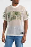 Billionaire Boys Club Bb Varsity Mesh Football T-shirt In White