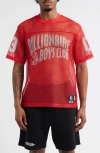 Billionaire Boys Club Varsity Football Jersey Short Sleeve Tee In Red