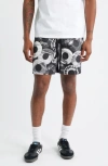 Billionaire Boys Club Bb Vinyls Drawstring Knit Shorts In Black
