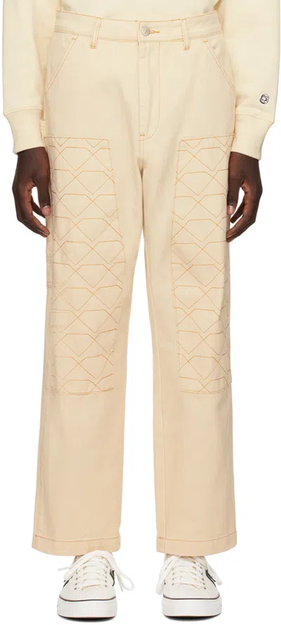 Billionaire Boys Club Diamonds And Dollars Carpenter Jeans In White
