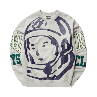 Pre-owned Billionaire Boys Club Big Face Sweatshirt 'heather Grey' | Men's Size M In Gray