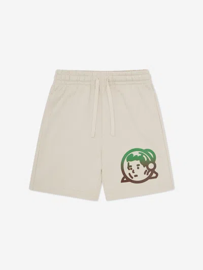 Billionaire Boys Club Kids Gradient Logo Shorts In Nude