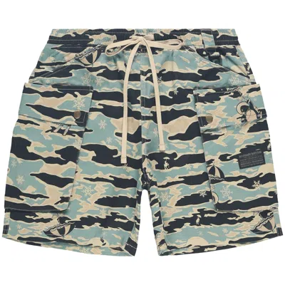 Pre-owned Billionaire Boys Club Camoflauge Cargo Shorts 'mojave Desert' | Multi-color | Men's Size L