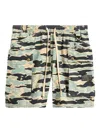 Billionaire Boys Club Bb Camo Drawstring Cargo Shorts In Green
