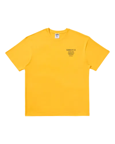 Billionaire Boys Club Kids' Camp Ss Tee In Yellow