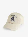 Billionaire Boys Club Mens Cream Campfire Brand-embroidered Cotton-twill Cap In Cream