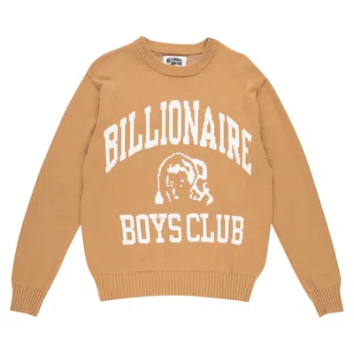 Pre-owned Billionaire Boys Club Campus Sweater 'apple Cinnamon' | Orange | Men's Size L