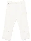 Billionaire Boys Club Canvas Carpenter Trousers In White