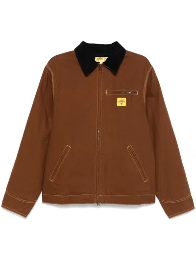 Billionaire Boys Club Canvas Workwear Jacket In Brown