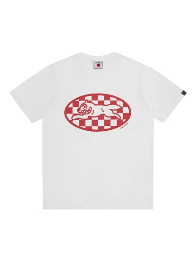 Billionaire Boys Club Checker Running Dog T-shirt In White
