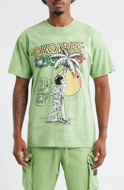 Billionaire Boys Club Chill Cotton Graphic T-shirt In Green