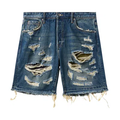 Pre-owned Billionaire Boys Club Chronos Denim Short 'comet' | Blue | Men's Size 38