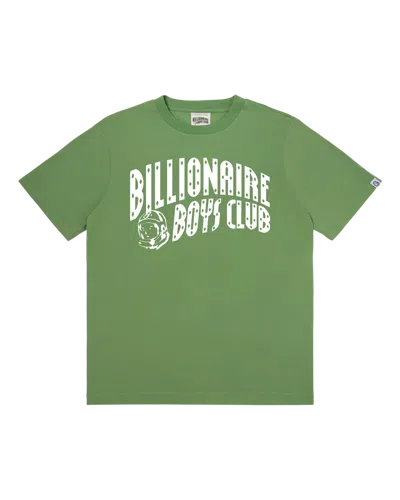 Billionaire Boys Club Kids' Classic Curve Logo Tee In Watercress