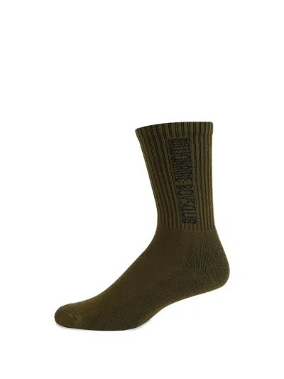 Billionaire Boys Club Club Logo-print Socks In Black